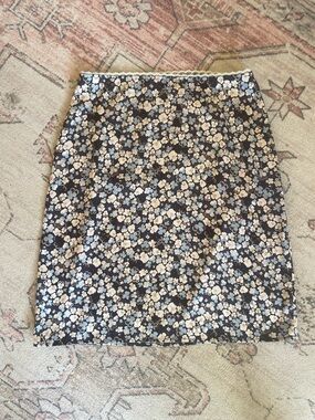 Aritizia Sunday Best Floral Cottagecore Midi Skirt Womens S